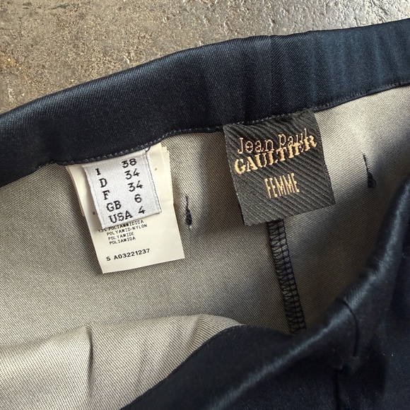 Early 2000's Jean Paul Gaultier Blue Leggings - Picture 4 of 12